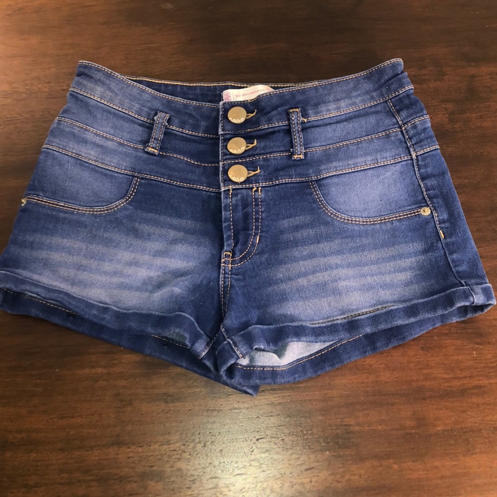 High waisted Jean Shorts